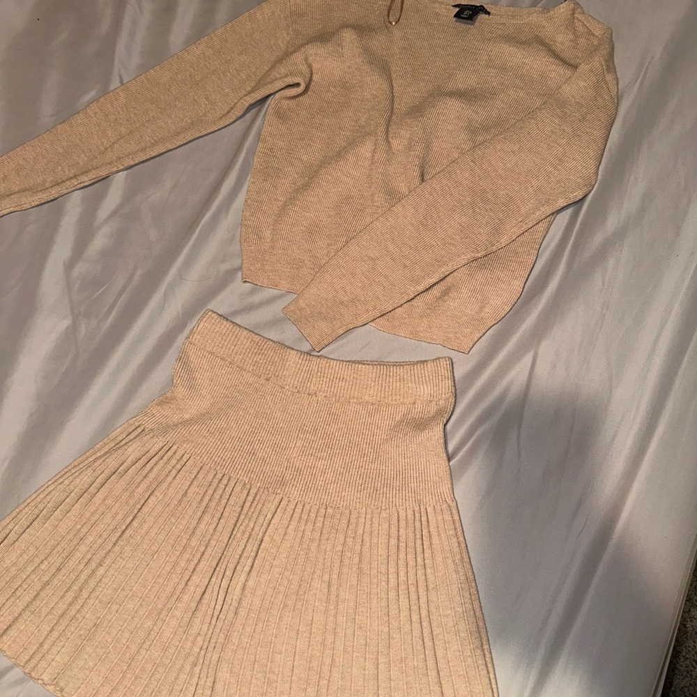 Sincerely Jules Cream Mini Skirt Set